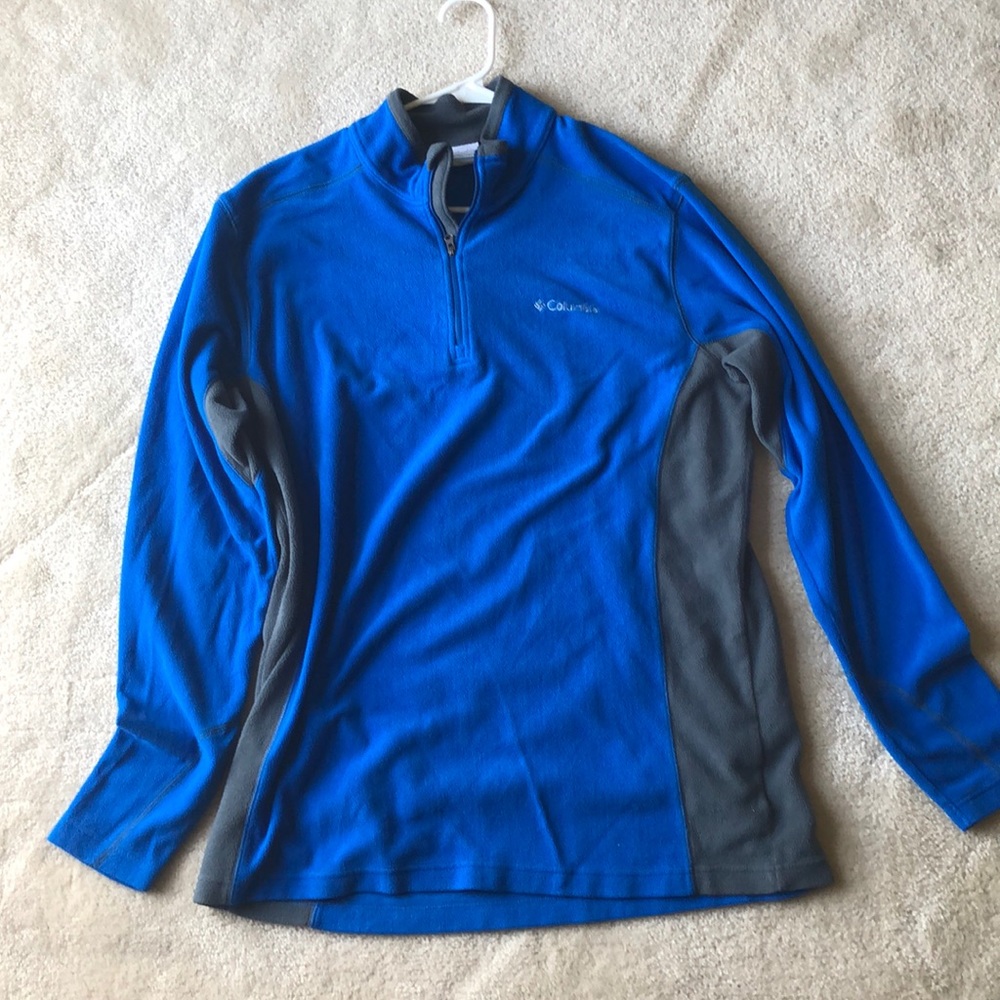 Blue Columbia fleece pullover